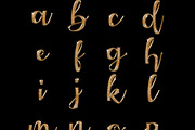 Golden Alphabet, an Illustration by Kandace Lalo Designs (Thumbnail 2 of 5)