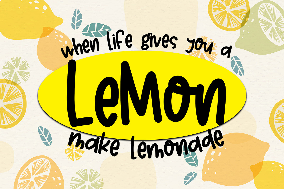 Lemon Crush - Handwritten Font preview 3