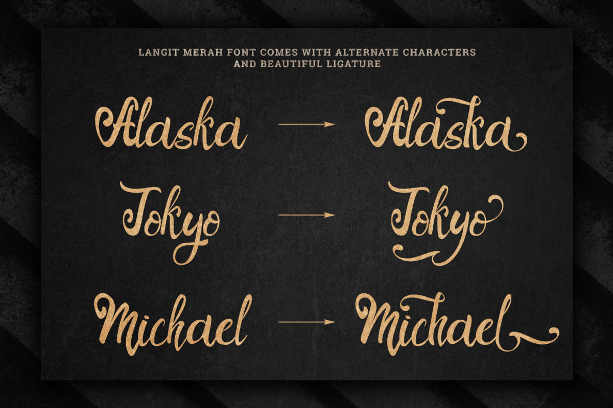 Langit Merah Font + Extra preview 3