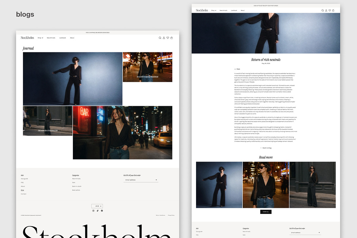 STOCKHOLM | Shopify Theme, a Shopify Template by Studio Mayde (Photo 8 of 10)