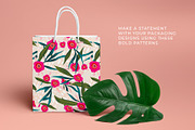 Bold Jungle Blooms Seamless Patterns, a Decorative Illustration by Ramona Schratt (Thumbnail 5 of 9)