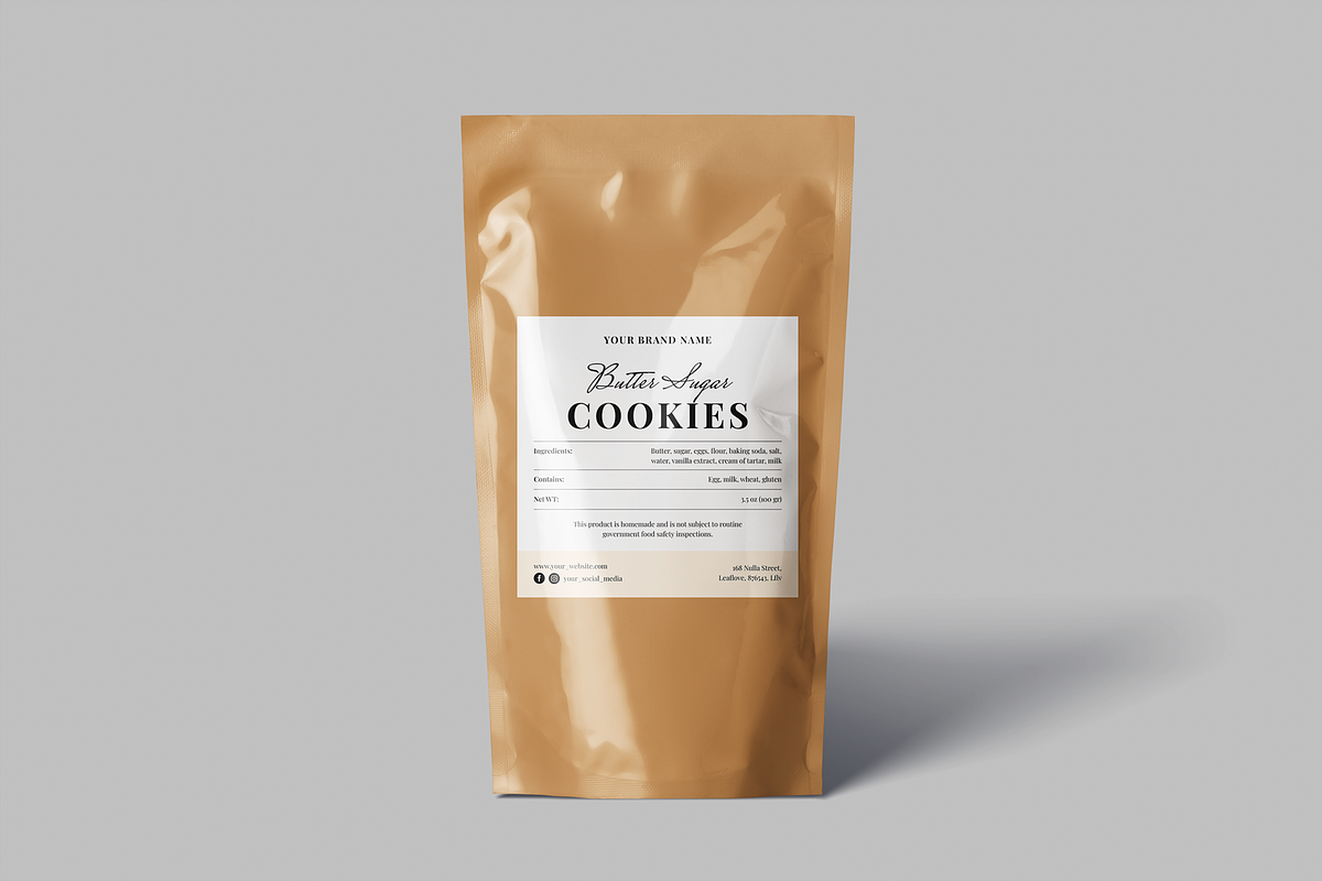 Cottage Food Label, a Stationery Template by Leaflove (Photo 4 of 8)
