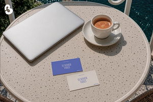 Business Card Mockup – Balcony