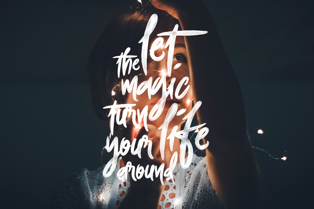 Foxing Font + PS Action preview 5