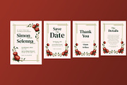 Rose Wedding Invitation Suite, an Invitation Template by Neermana (Thumbnail 2 of 4)