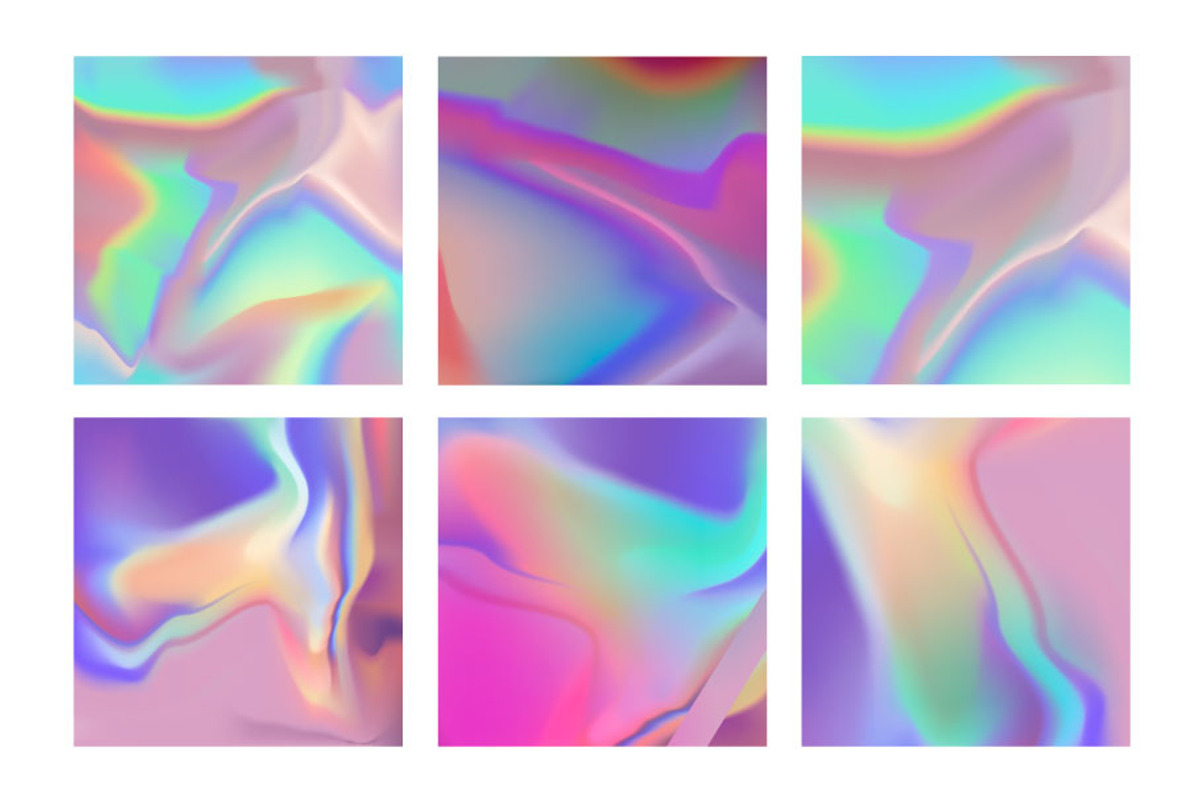Holographic Backgrounds, a Texture Graphic by Zonda (Photo 2 of 5)