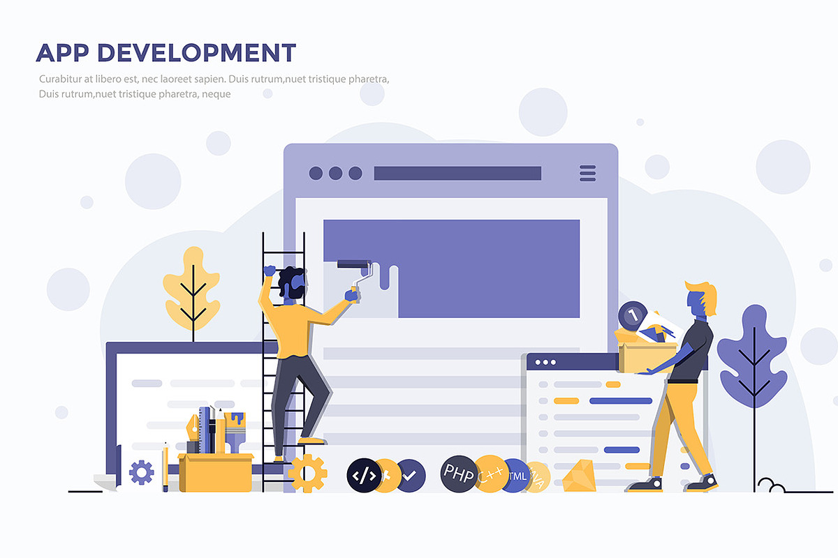 Flat design Business concepts, a Person Illustration by Creative Graphics (Photo 2 of 7)