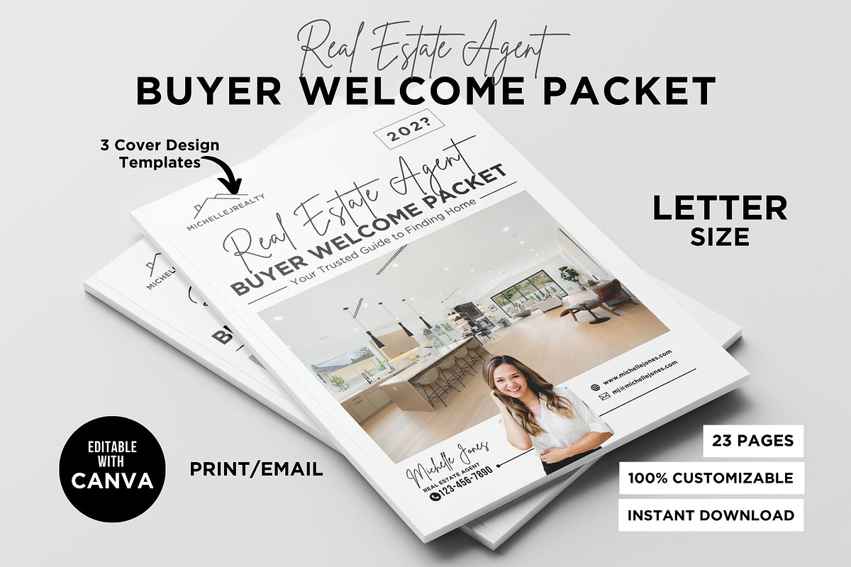 Realtor Onboarding Kit Canva Bundle, a Marketing Template by CreativeVinesStore (Photo 11 of 16)