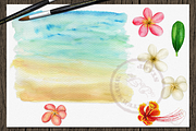 Hawaii Watercolor Illustration, a Decorative Illustration by DioFlow (Thumbnail 6 of 6)