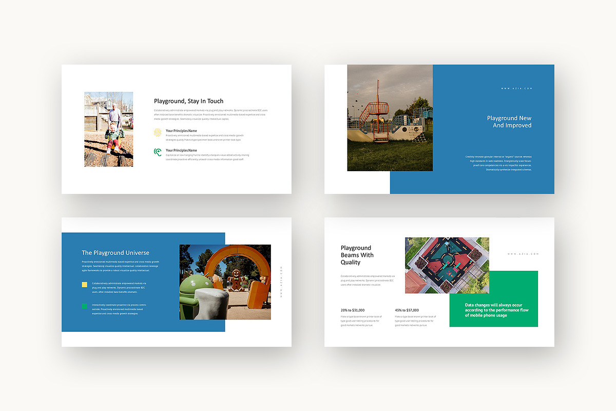 Azia : Kids Playground Keynote, a Presentation Template by Punkl Camp (Photo 6 of 16)