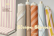 Stripe Stories: Seamless Patterns, a Pattern Graphic by Purple (Thumbnail 1 of 14)
