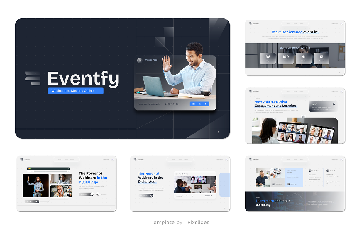 Webinar and Meeting Keynote, a Presentation Template by Pixslides (Photo 2 of 7)