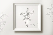 Flowers of Clematis. Botanical Set, a Decorative Illustration by ON_lineart_store (Thumbnail 10 of 10)