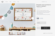 Landscape Frame in Baby Room Mock-up, a Print Template by Branda Keeps (Thumbnail 26 of 30)