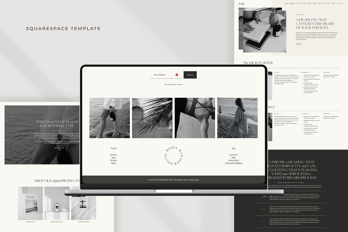 Squarespace Template For Counsellors, a Squarespace Template by Candor Templates (Photo 11 of 19)