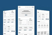 Website Wireframe Design Services, a Wireframe Template by MightyDesign (Thumbnail 1 of 9)