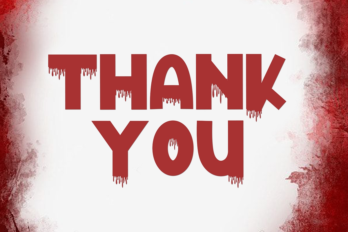 Blood Spooky, a Sans Serif Font by FreshTypeINK (Photo 8 of 8)
