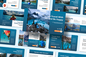 Travel And Holiday - PowerPoint, a Presentation Template by QR Design Studio