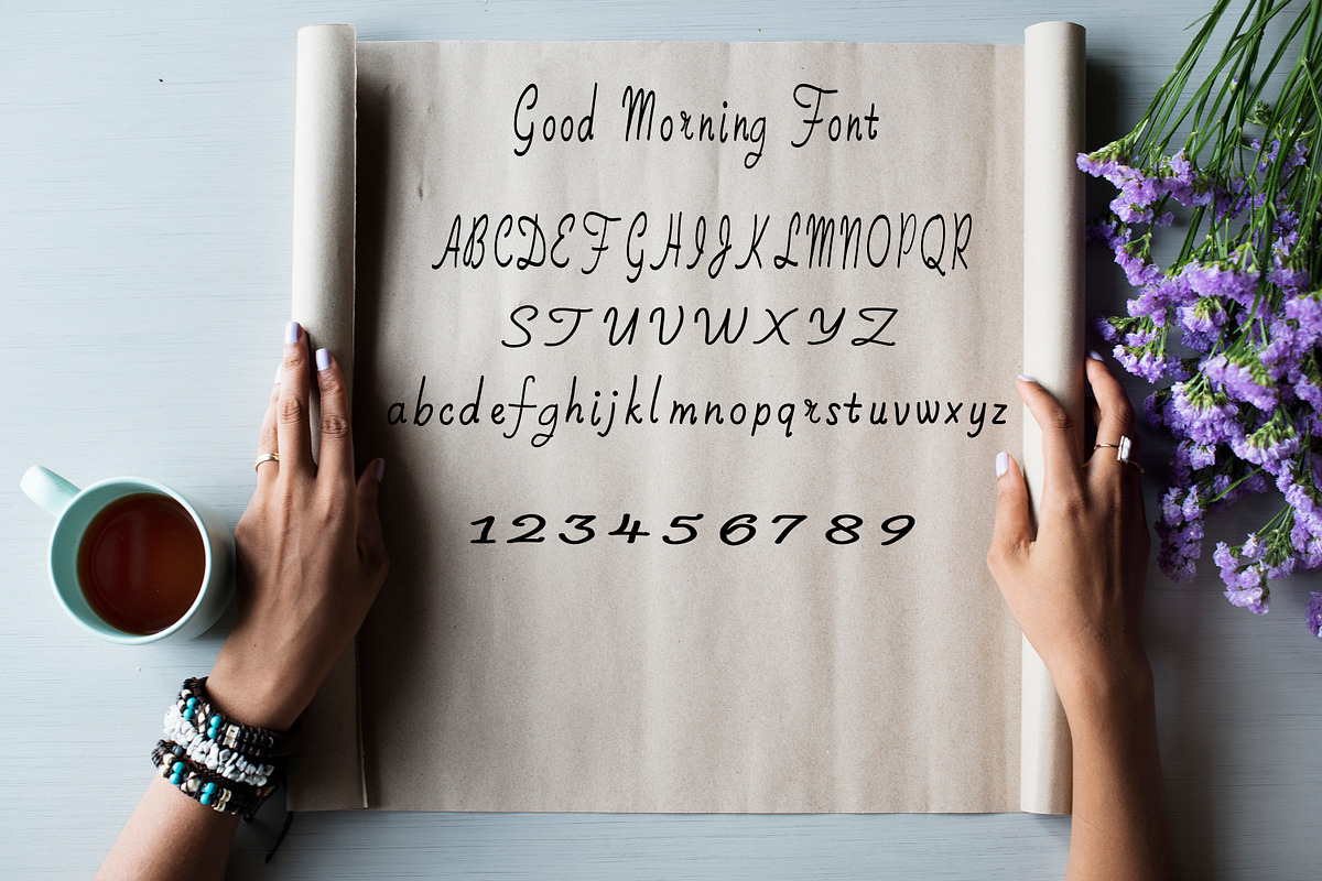Good Morning Handwritten Font preview 2