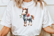 Watercolor Baby Horse Clipart, an Illustration by CraftArtStudio (Thumbnail 4 of 6)