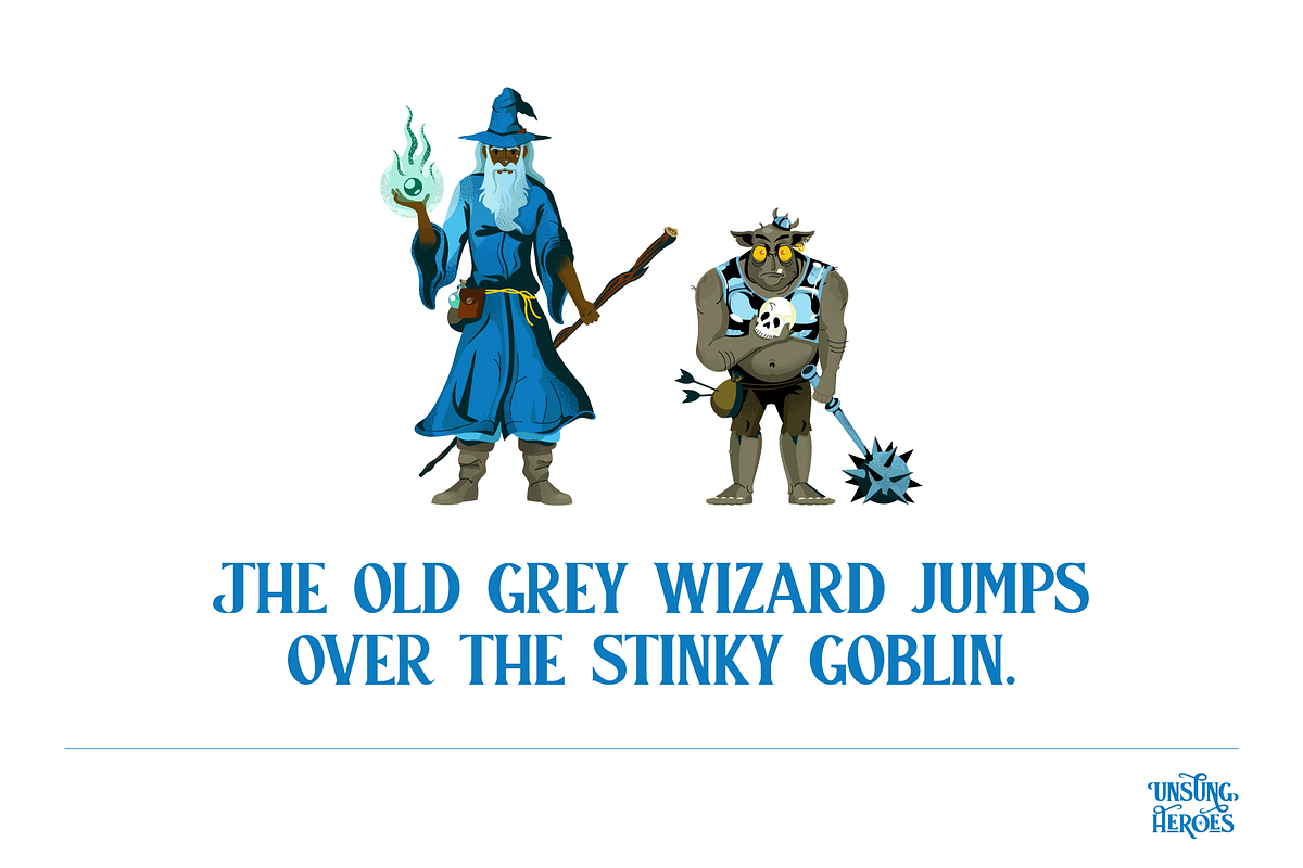 Unsung Heroes Display Font, a Font by Holt510 (Photo 9 of 12)