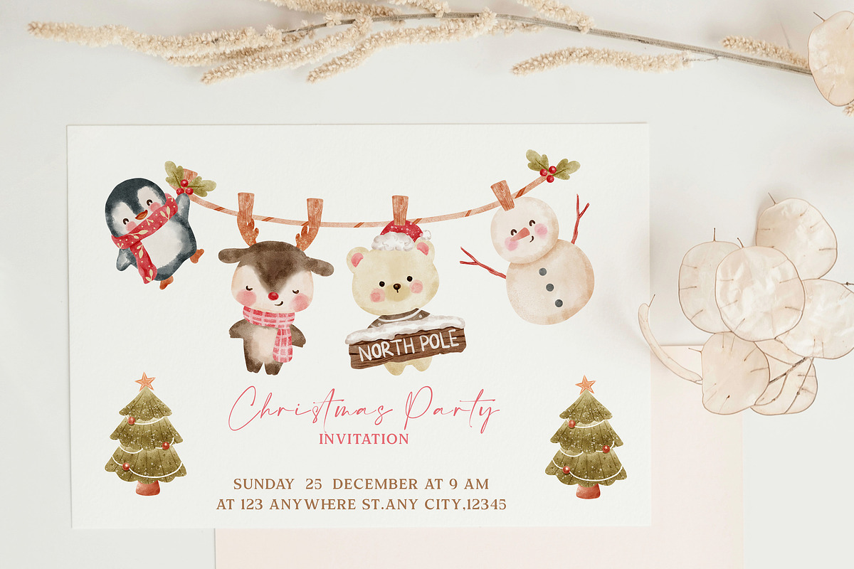 Baby Cloth Christmas Illustrations, a Seasonal Illustration by TheHappyGiftArt (Photo 4 of 4)