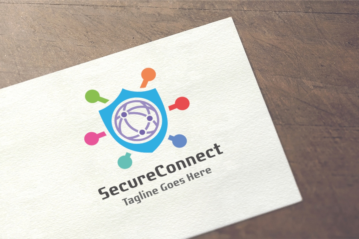 Secure Connect Logo, a Branding & Logo Template by Design_Planet