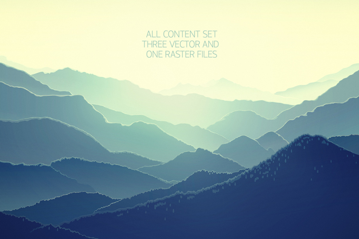 Mountain nature landscape., a Seasonal Illustration by Countryside life (Photo 8 of 8)