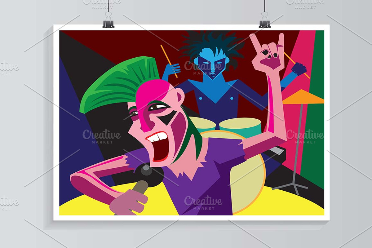 Punk rock., an Illustration by © Fisher Photostudio (Photo 4 of 6)