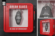 Keychain in Emergency Box Mockup, an Advertising Mockup by SD Mockup (Thumbnail 1 of 4)