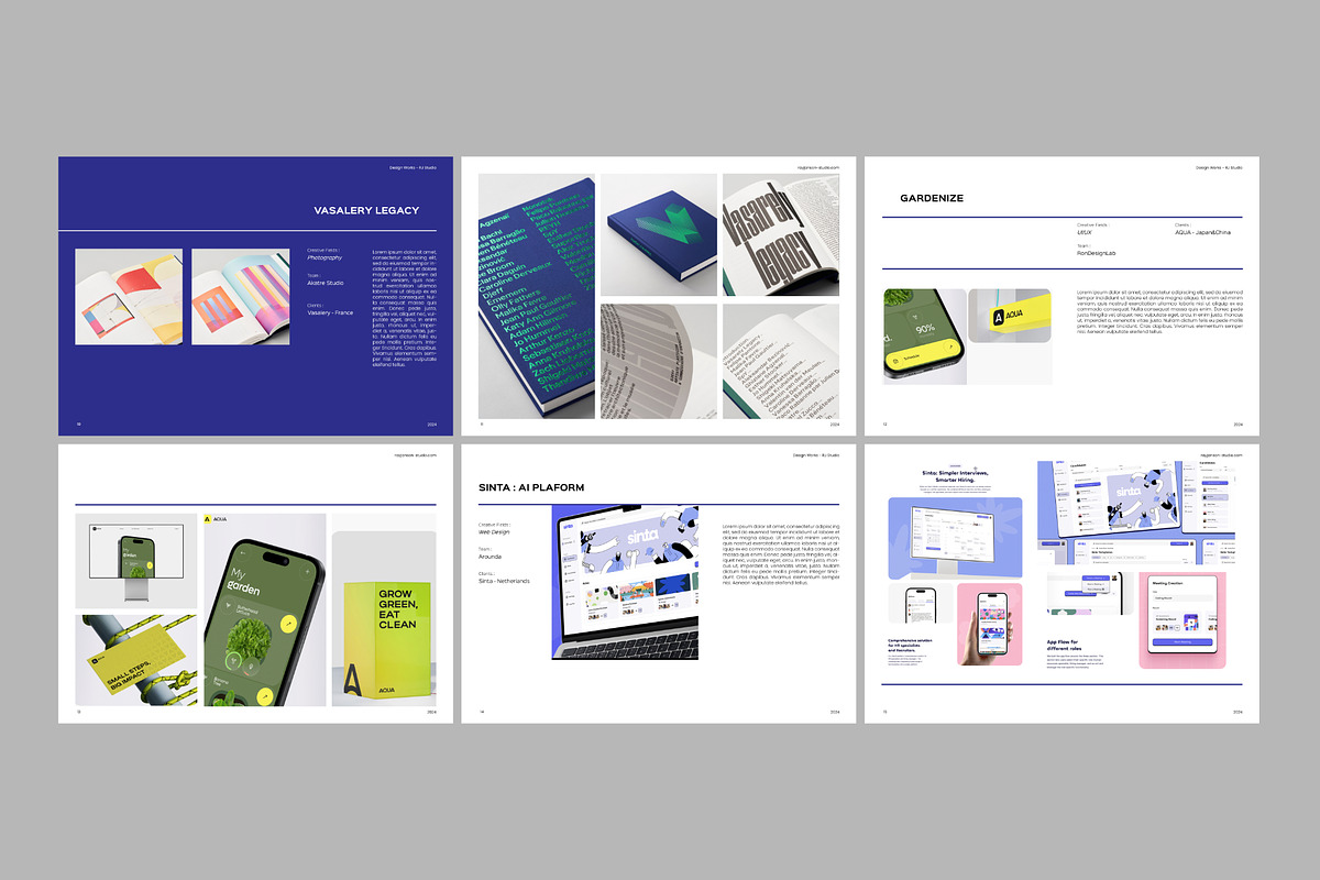Minimal Blue Portfolio, a Marketing Template by Bervisual (Photo 5 of 7)