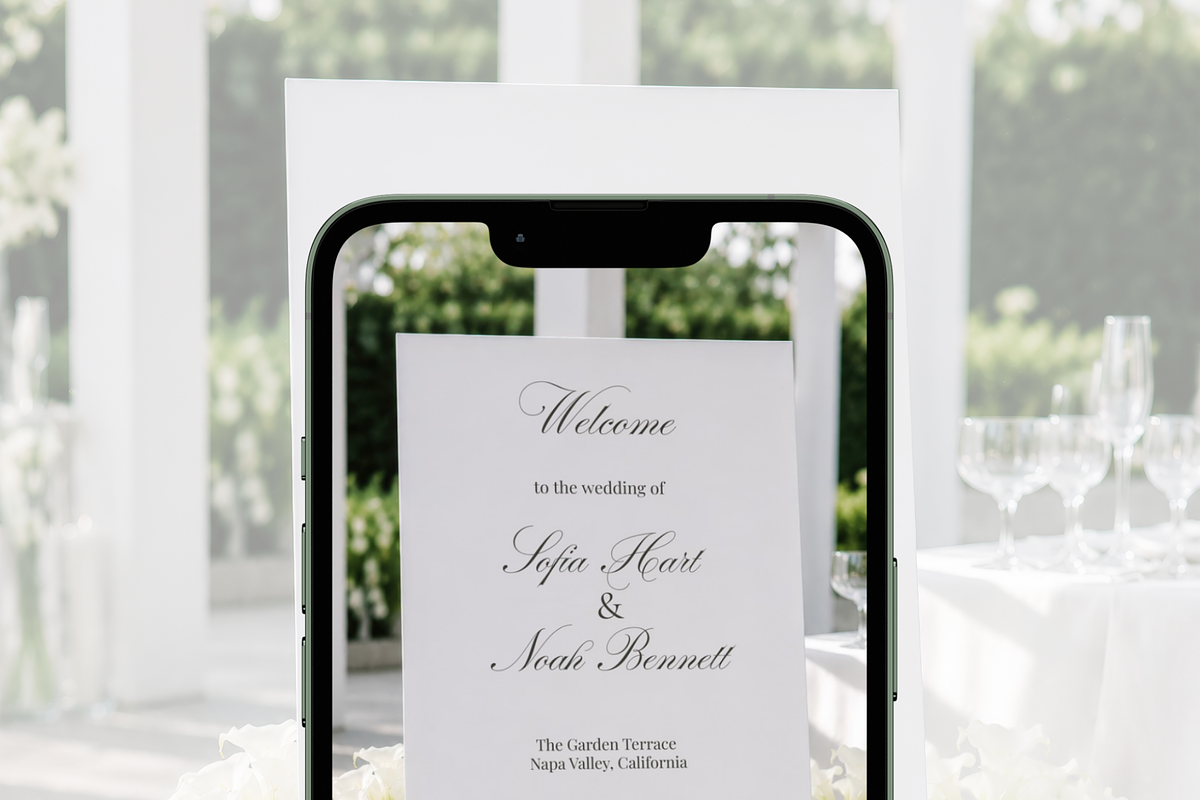 Calla Lily Welcome Sign Mockup, an Advertising Mockup by Serenefeeling (Photo 5 of 6)