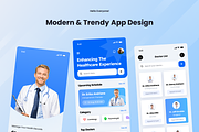 Medical Appointment UI Mobile Apps, an UI Kit Template by SquidPixey (Thumbnail 2 of 3)