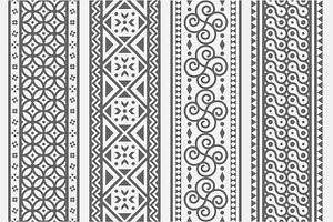Decorative Seamless Pattern Set, a Pattern Graphic by Saba Vector