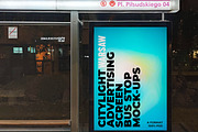 Warsaw Citylight Ad Bus Stop 6, an Advertising Mockup by Graphic Shelter (Thumbnail 3 of 4)