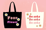 Flower cute font, a Handwritten Font by JJuta (Thumbnail 3 of 7)