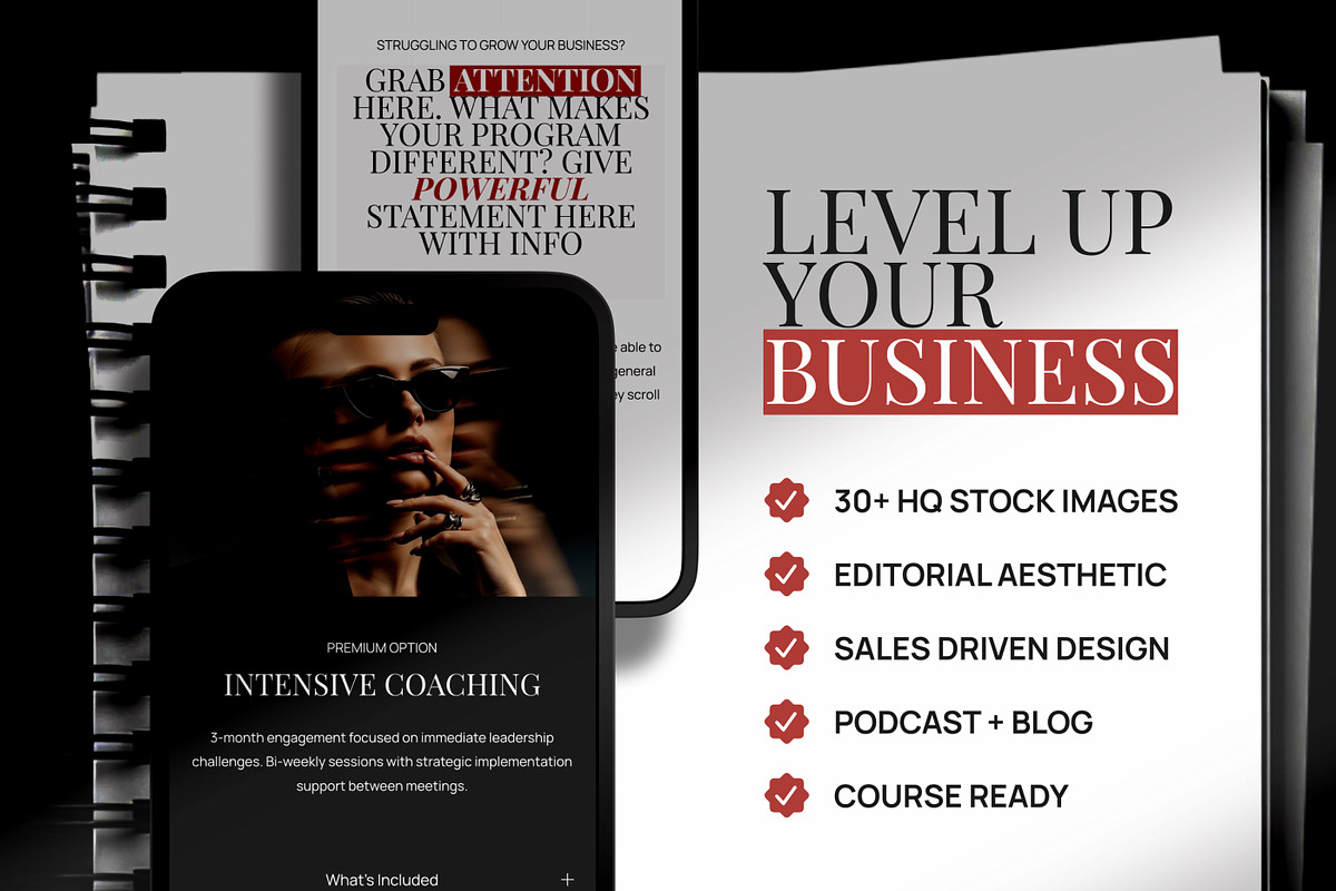 Squarespace Template for Coaching preview 2