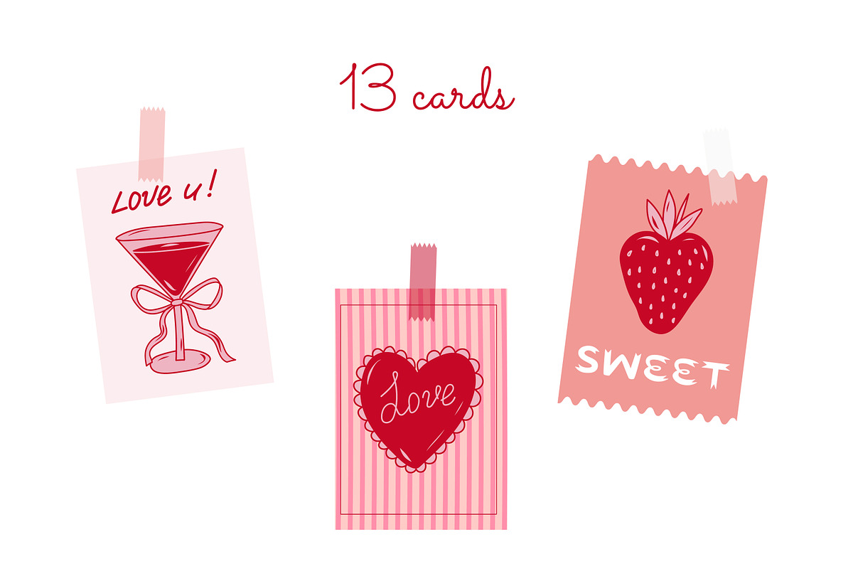 Valentine’s Day Clipart Collection, a Decorative Illustration by Idressart (Photo 5 of 7)