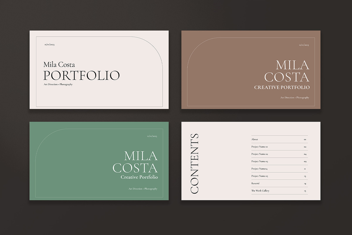 Premium Creative Portfolio Template, a Presentation Template by Good Creative Studio (Photo 3 of 9)
