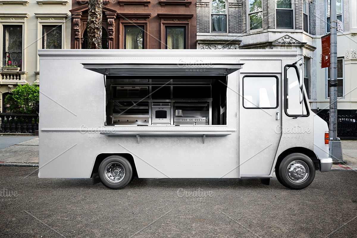 Food truck. PSD Mockup, a Mockup by Egor Shkolnikov (Photo 5 of 6)
