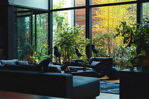 Modern penthouse with love birds, a Photo by Pavel_design