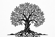 Elegant dream tree silhouette design, a Healthcare Illustration by Amazin_art (Thumbnail 34 of 49)