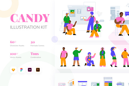 Candy Illustration Kit