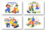 10 World Music Day Illustration, a Person Illustration by denayunebgt (Thumbnail 3 of 4)
