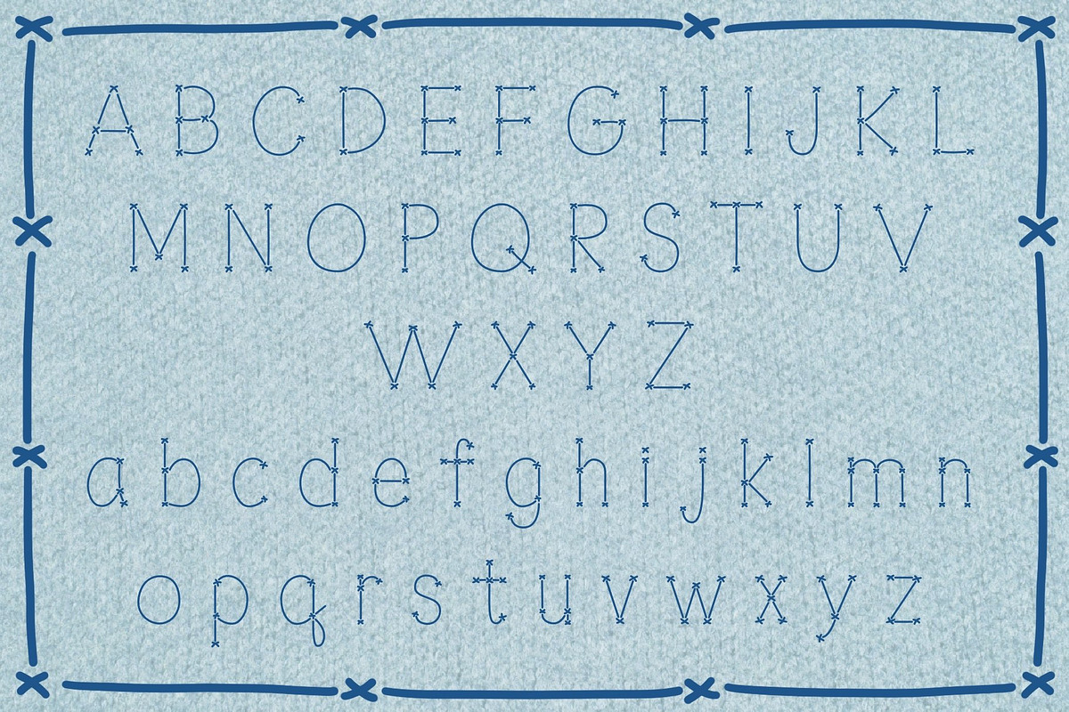 Needle Nest Font, a Handwritten Font by LivelyAutumn11.11 (Photo 2 of 5)