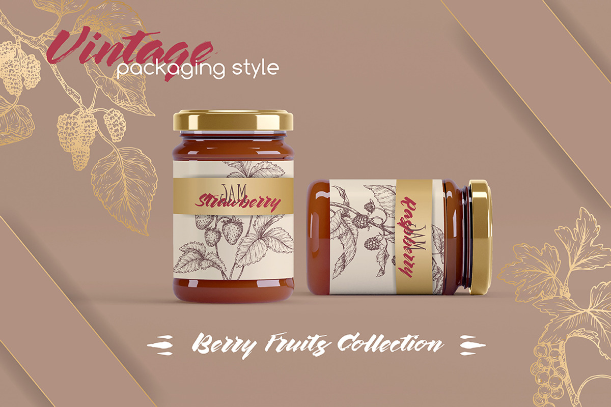 Berry fruits collection, a Food Illustration by Quetzal Art (Photo 5 of 5)