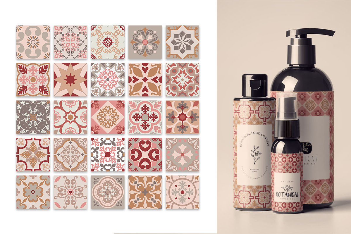 Olivia Moroccan Pattern Collection, a Pattern Graphic by Jennadesigns (Photo 13 of 13)