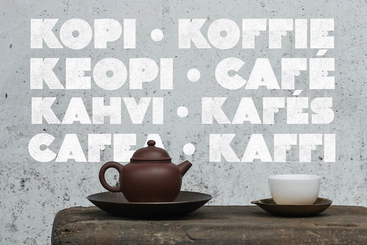 Kofffi | SVG vintage font, a Sans Serif Font by Drawwwn (Photo 2 of 9)