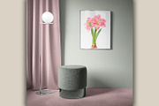 Botanical art - amarillis flowers, an Object Graphic by ViktoriArt (Thumbnail 12 of 14)
