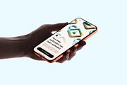 24 iPhone 17 Pro in Hand Mockups, an iPhone Mockup by Asylab (Thumbnail 48 of 107)